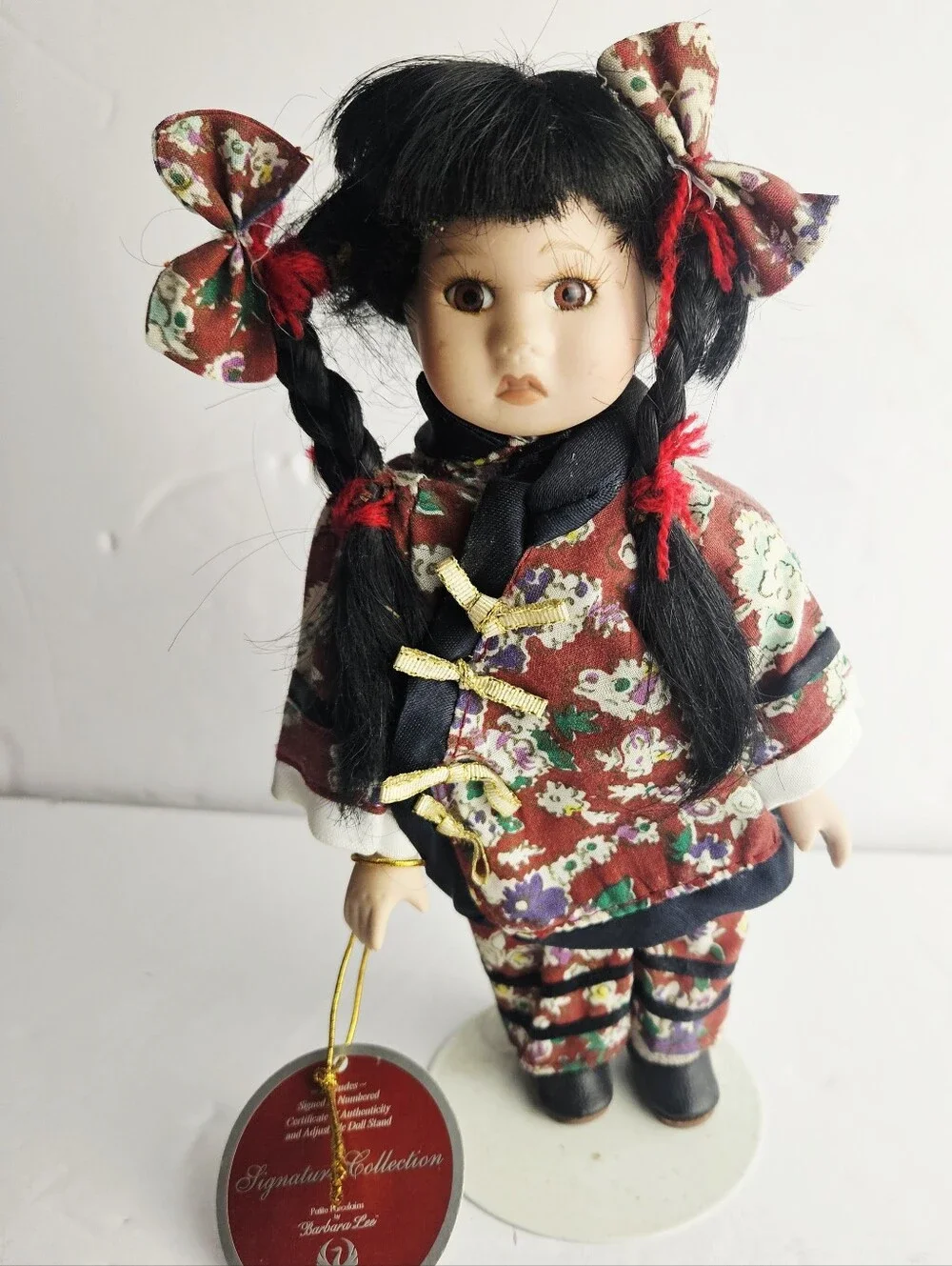Barbara Lee Signature Collection Petite Porcelains Asian Japan Doll 8